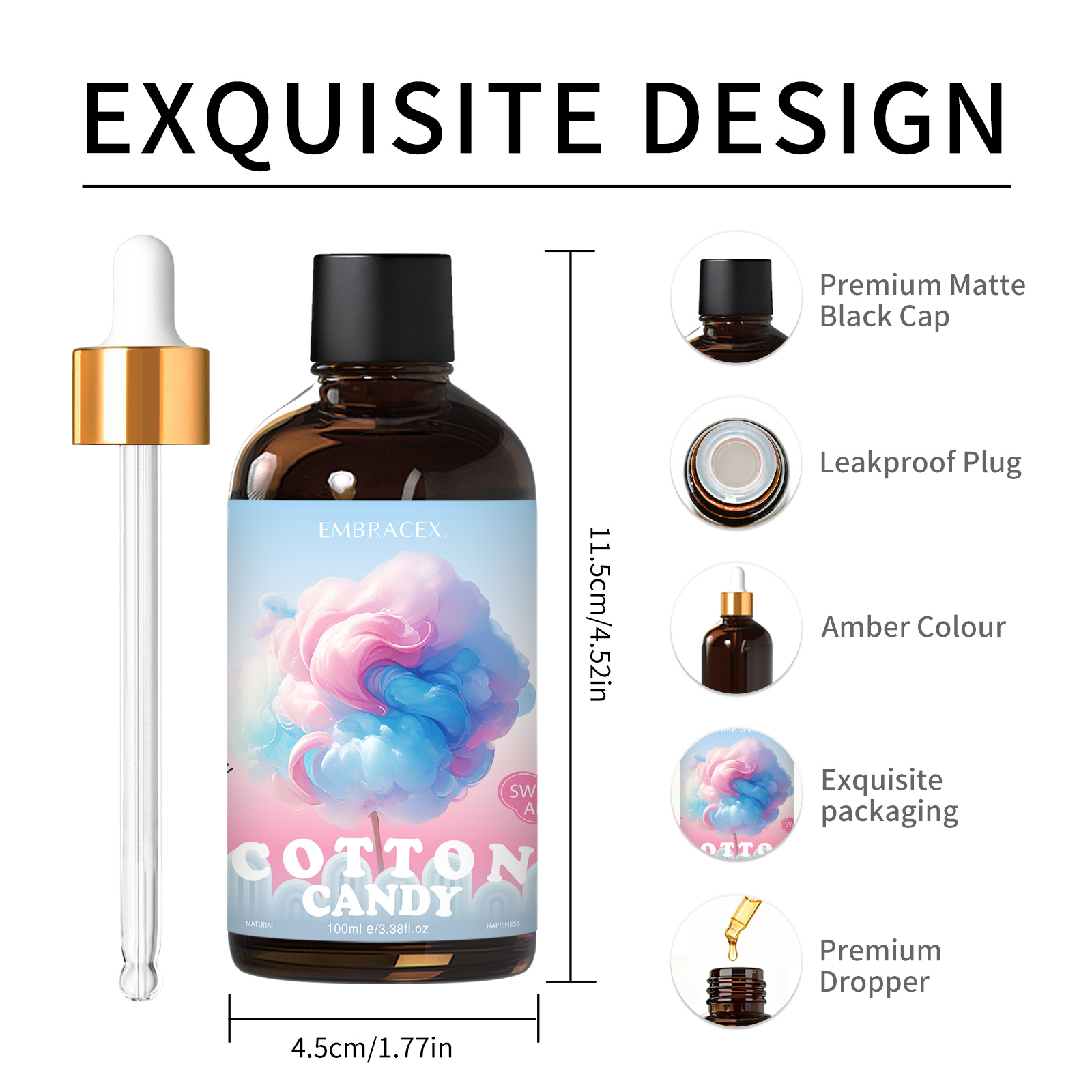 100ml Cotton Candy Fragrance O - Home Fragrance Gift recension och pris