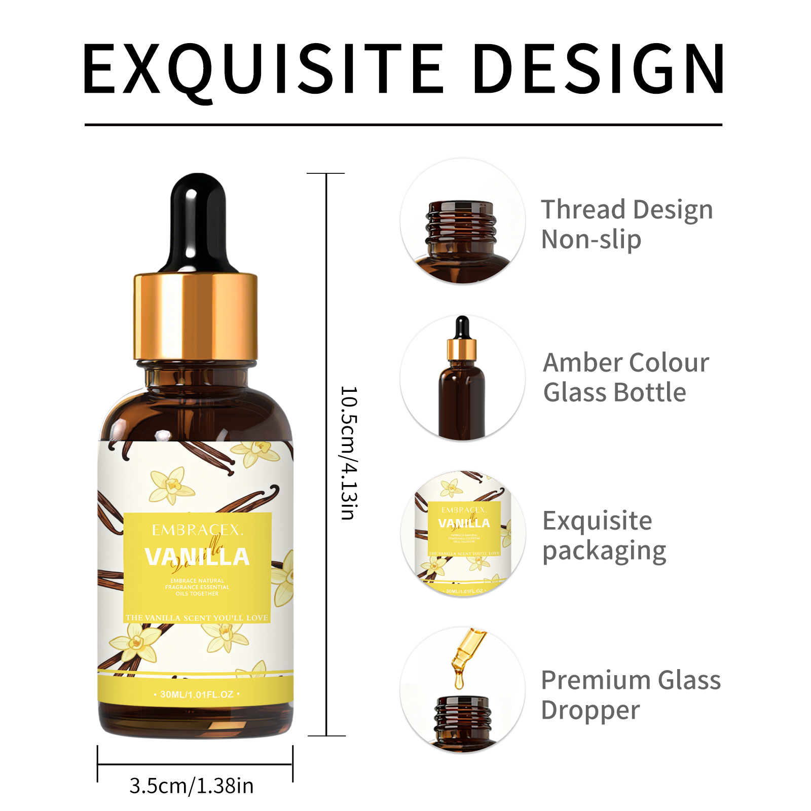 30ml Vanilla Fragrance Oils Fo - Home Fragrance Gift recension och pris