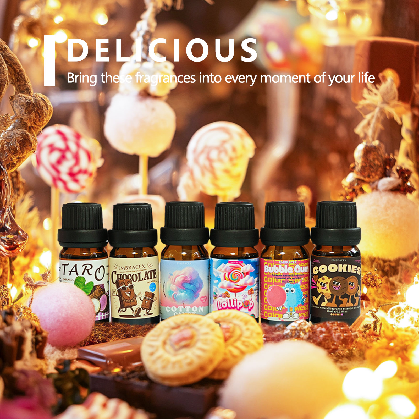 6PC/1Set Delicious Fragrance O - Home Fragrance Gift recension och pris
